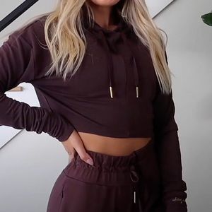 Whitney Simmons Gymshark jogger and hoodie set